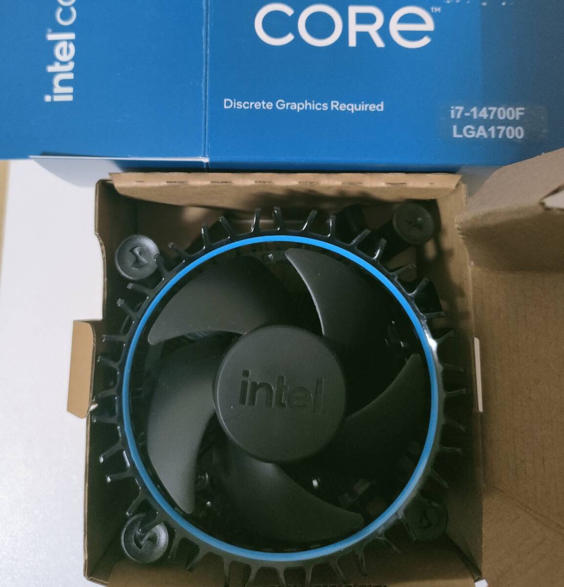 インテル Core i7 14700F　クーラー_画像2