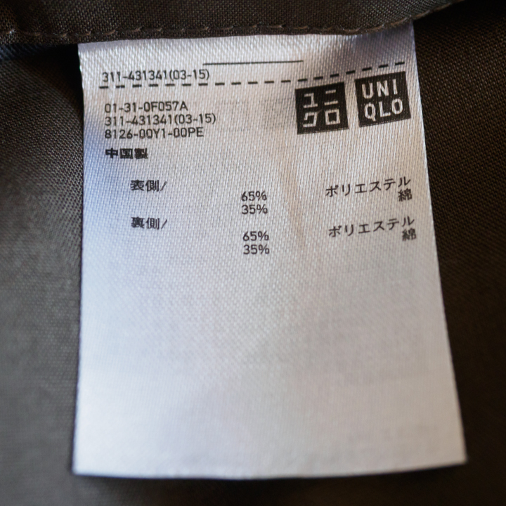 Uniqlo U ハーフコート ダークグレー Sサイズ_画像7