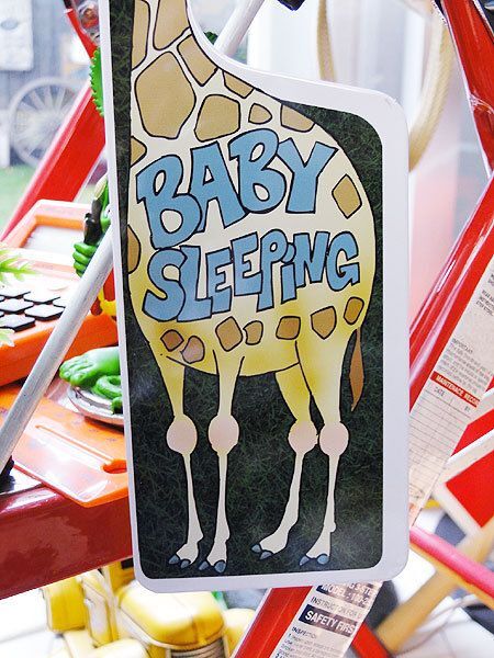 ベビースリーピング　ドアハンガー　（キリン）　アメリカン雑貨　アメリカ雑貨_画像2