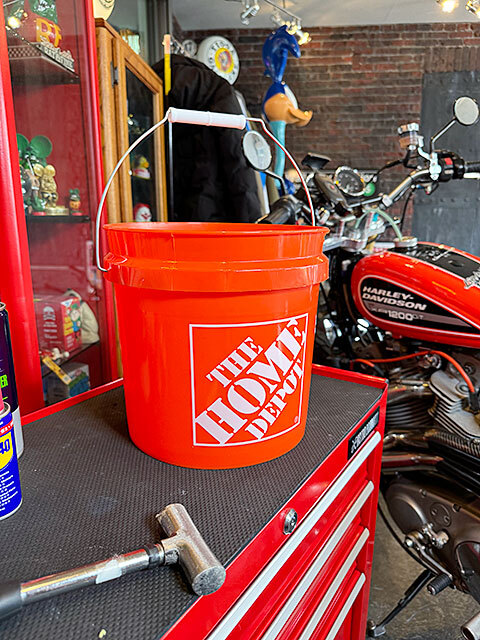  Home склад гараж ведро S размер 7.5L 2 галлон MADE IN U.S.A. мойка машин ведро место хранения мусорная корзина горшок покрытие 