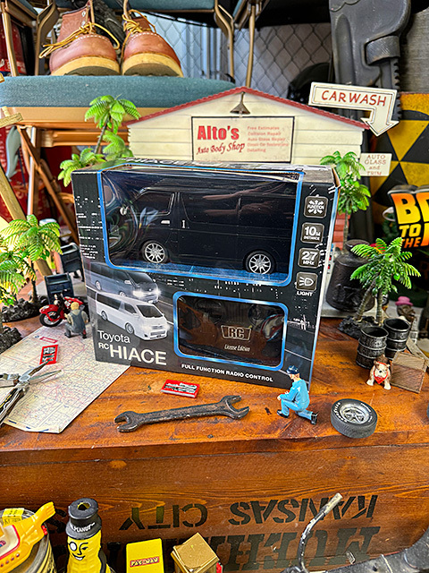  Toyota Hiace RC машина полный action с подсветкой ( черный ) Toyota Motor официальный лицензия товар радиоконтроллер 