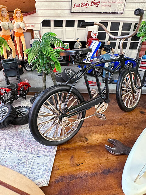  Surf beach cruiser жестяная пластина произведение искусства (L размер / черный ) # american смешанные товары America смешанные товары 