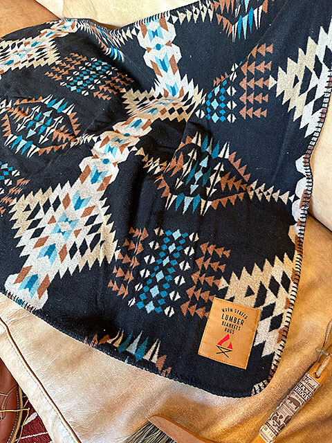  Ran балка флис покрывало S размер ( Navajo рисунок / черный ) 70cm×100cm # american смешанные товары America смешанные товары 