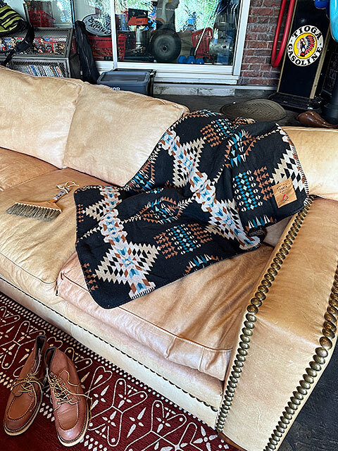  Ran балка флис покрывало S размер ( Navajo рисунок / черный ) 70cm×100cm # american смешанные товары America смешанные товары 