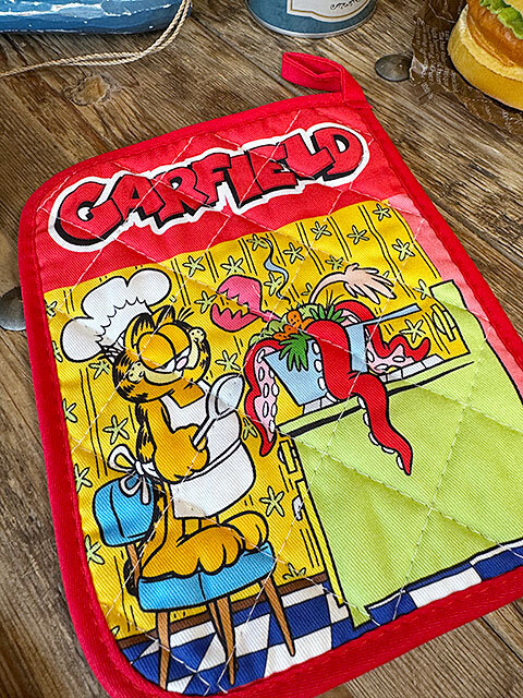  Garfield прихватка & коврик для посуды 2WAY ( красный ) pot накладка рукавица # american смешанные товары America смешанные товары 