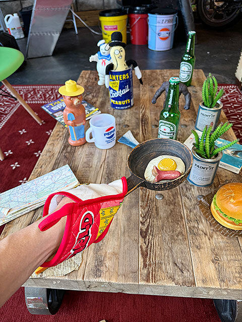  Garfield прихватка & коврик для посуды 2WAY ( красный ) pot накладка рукавица # american смешанные товары America смешанные товары 