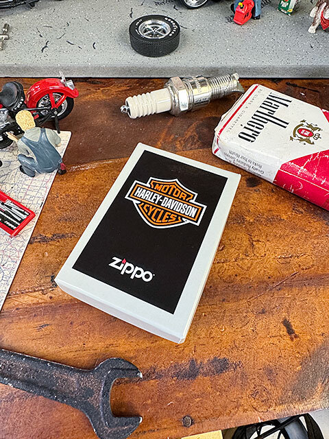ハーレーダビッドソン　ゴージャス仕様　ジッポーライター　（ハーレーイーグル/サイドメタル/ニッケル＆真ちゅうコンビ）_画像7