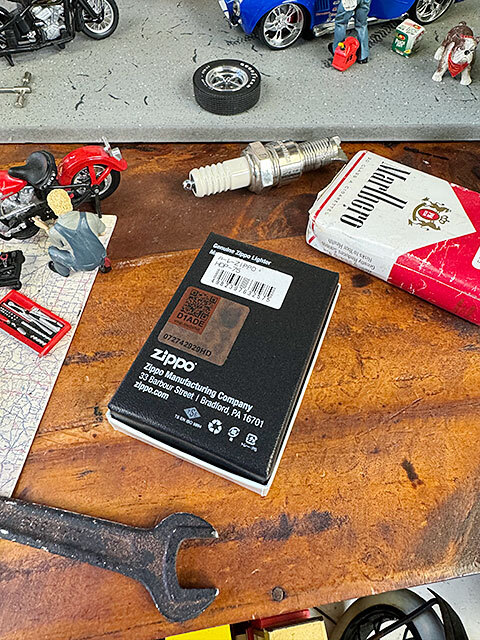 ハーレーダビッドソン　ゴージャス仕様　ジッポーライター　（ハーレーイーグル/サイドメタル/ニッケル＆真ちゅうコンビ）_画像8