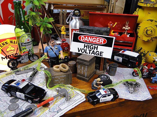 U.S.pa желтохвост k автограф стикер ( опасно * высота напряжение ) american смешанные товары America смешанные товары машина наклейка бренд интересный товары 