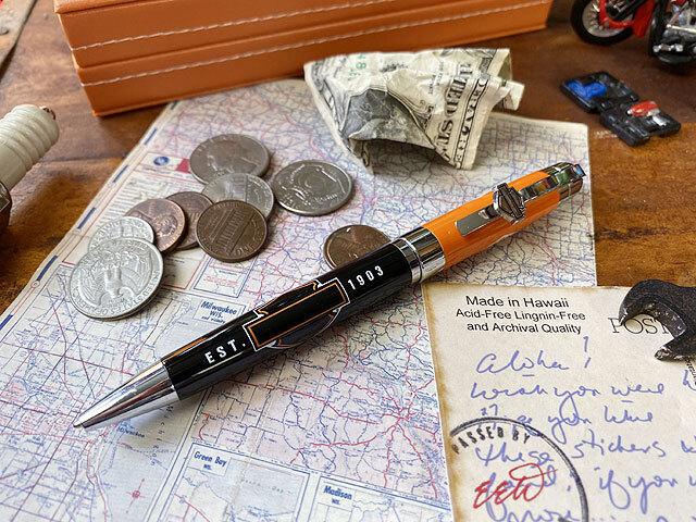 ハーレーダビッドソン ライドフリーペン ■ アメリカン雑貨 アメリカ雑貨_画像1