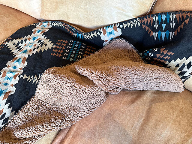  Ran балка флис покрывало S размер ( Navajo рисунок / черный ) 70cm×100cm # american смешанные товары America смешанные товары 