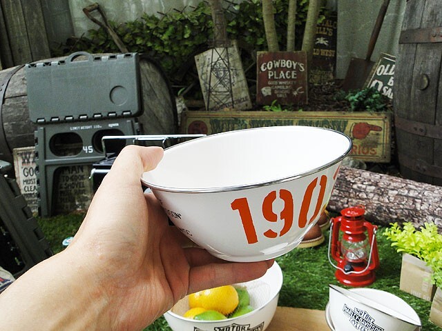 ハーレーダビッドソン 1903エナメルボウル 5Pセット アメリカ雑貨 アメリカン雑貨_画像6