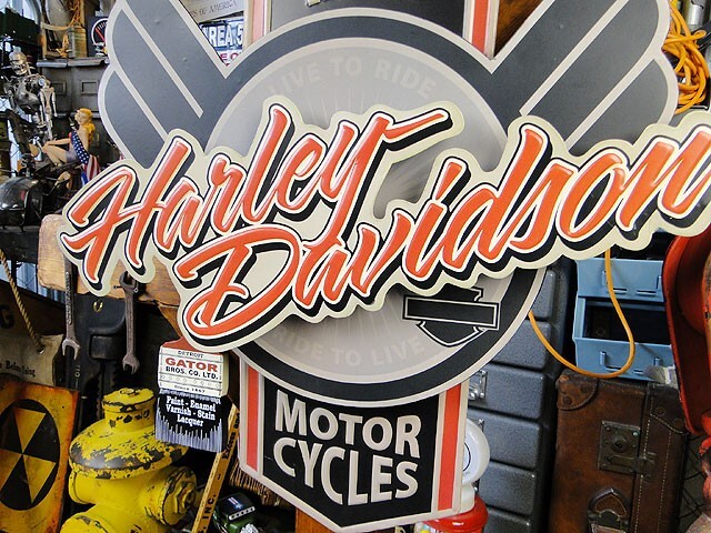 ハーレーダビッドソン 3Dメタルパブサイン ■ アメリカン雑貨 アメリカ雑貨 サインプレート_画像4