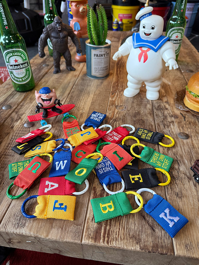  колледж initial письмо бирка (U) брелок для ключа # american смешанные товары America смешанные товары 