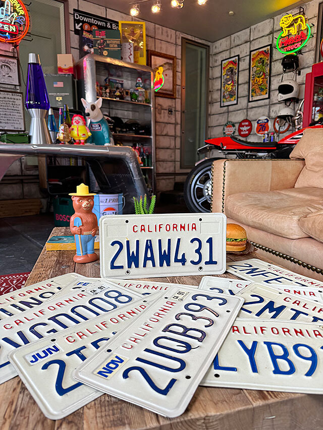  America USED номерная табличка ( California ./1987~1992 год дизайн ) номерной знак # american смешанные товары America смешанные товары 