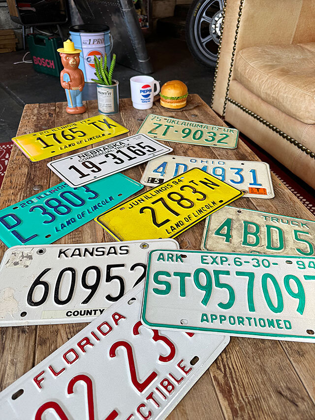  America USED номерная табличка цифра только дизайн ( Random cho стул / одиночный товар /1 листов ) номерной знак 