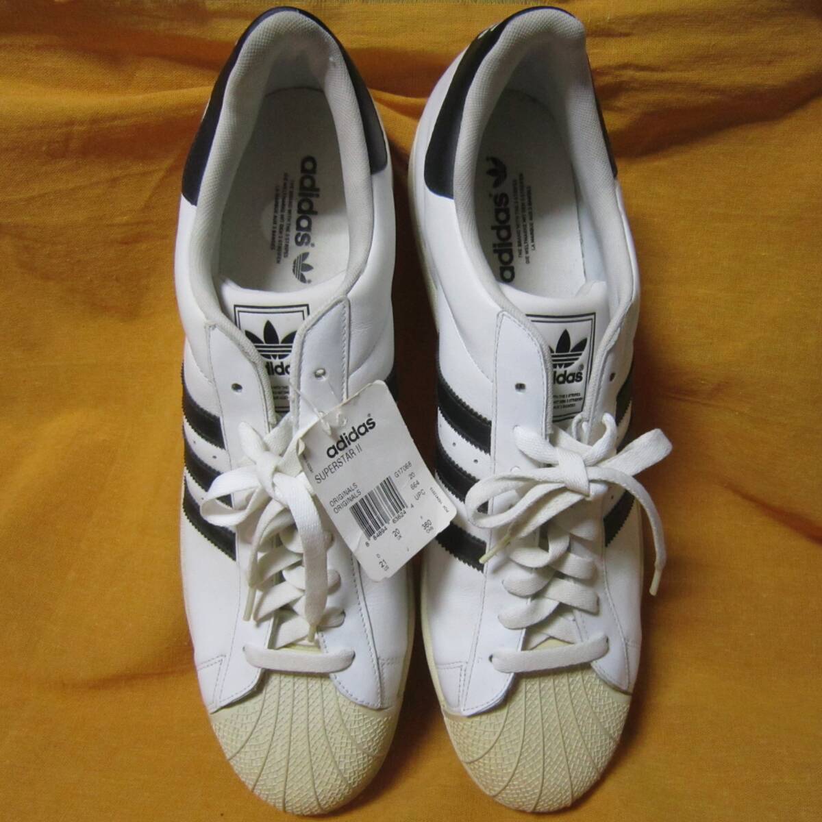  супер большой размер! Adidas super Star [G17068] белый чёрный кожа 36.adidas SUPERSTAR белый / черный 2010 год производства wj2511q