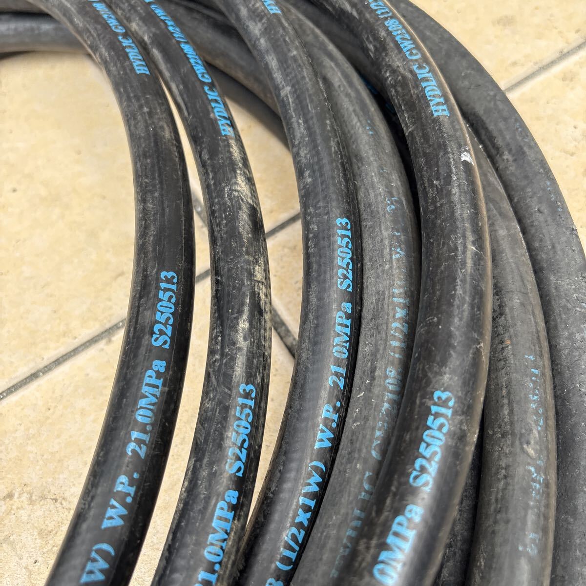 高圧ホース 20メートル　4分サイズ　中古A1_画像5