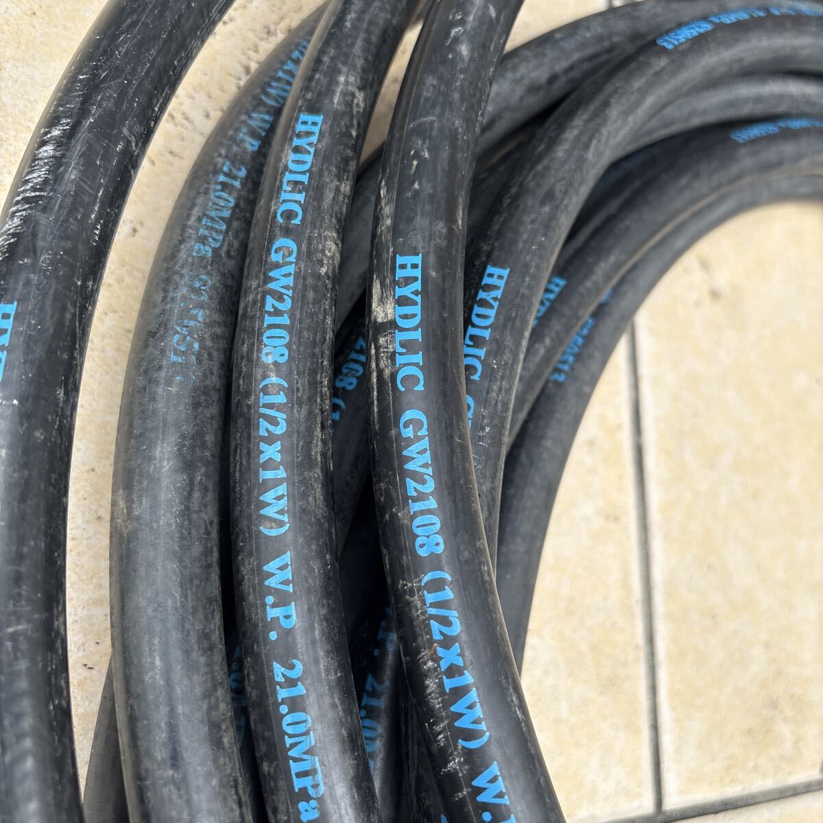 高圧ホース 20メートル　4分サイズ　中古A1_画像6