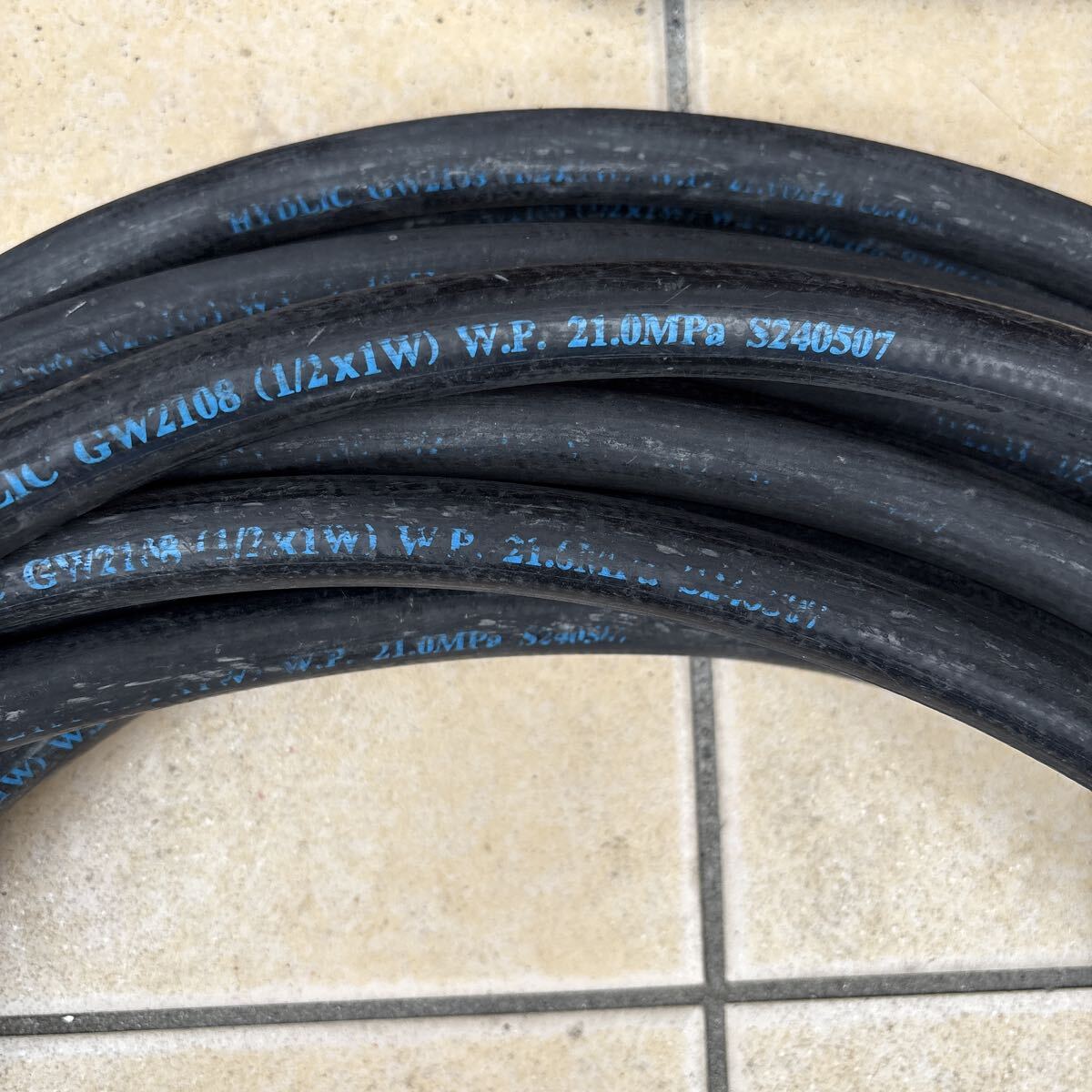 高圧ホース 20メートル　4分サイズ　中古A2_画像5