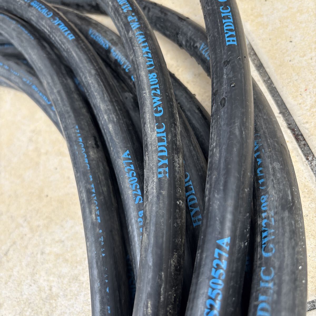 高圧ホース 20メートル　4分サイズ　中古A6_画像6