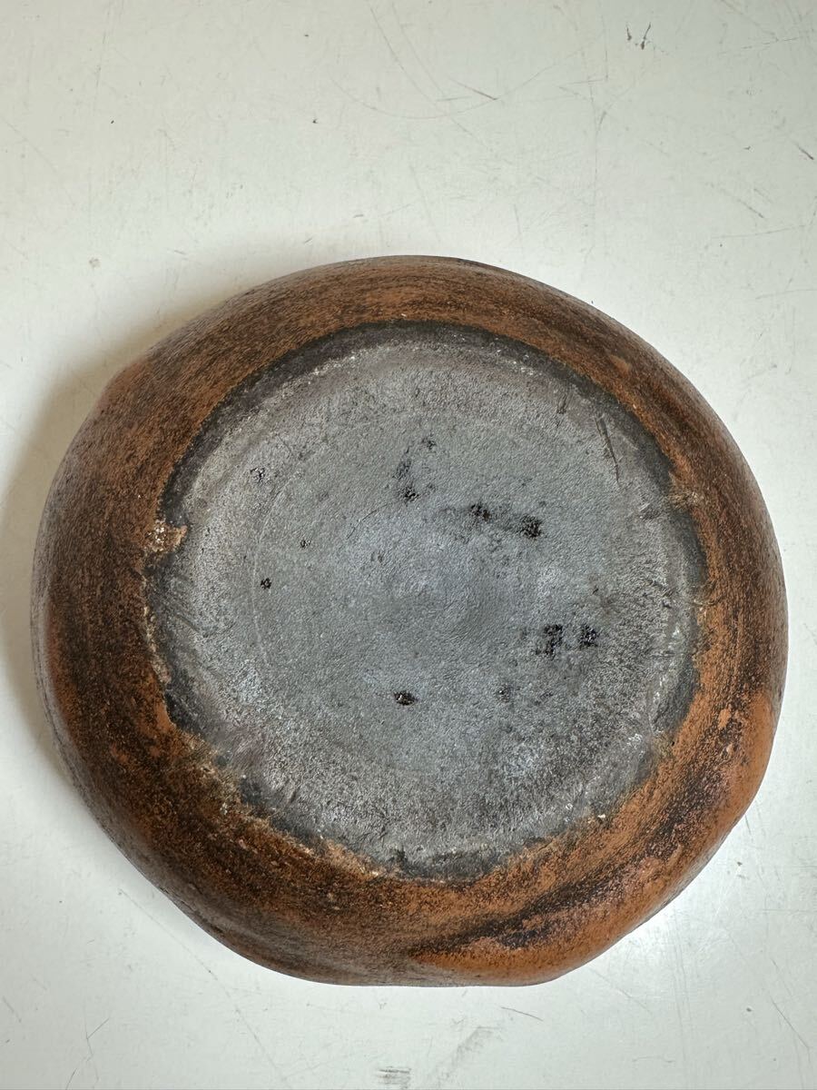 Y11003 　　古備前 備前焼 鉢 器 古陶 江戸期 茶道具 重量約778.3g_画像8
