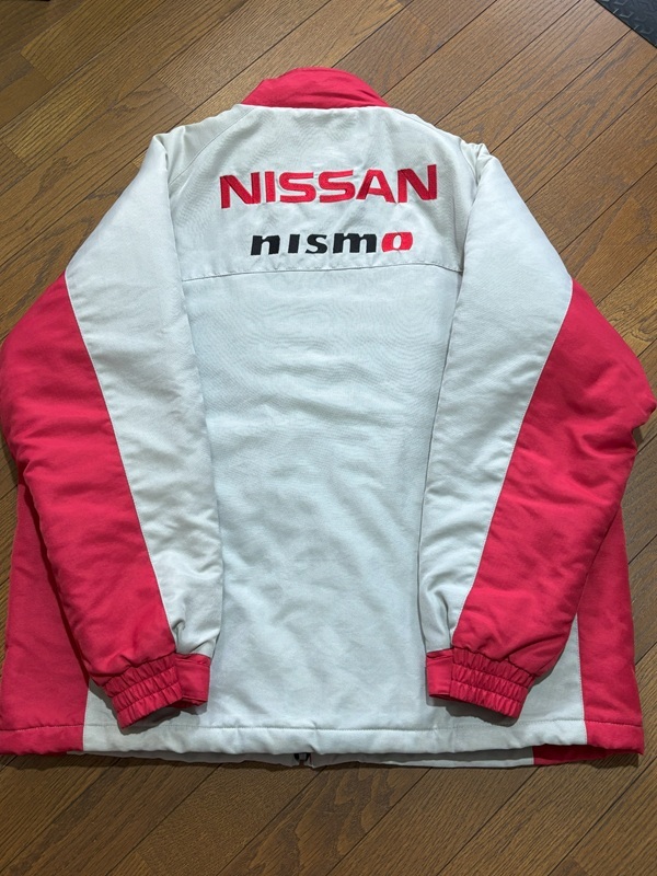 日産　ニスモ　当時モノ ジャケット　Lサイズ　NISMO NISSAN　刺繍　ロゴ_画像2