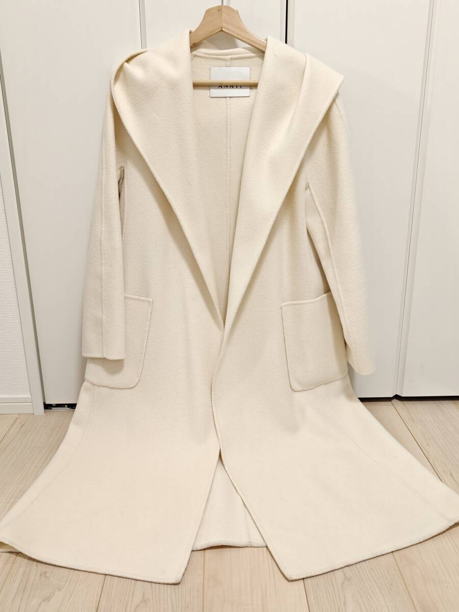 ANAYI アナイ シャルムビーバーフードコート 10212717460 サイズ36_画像1