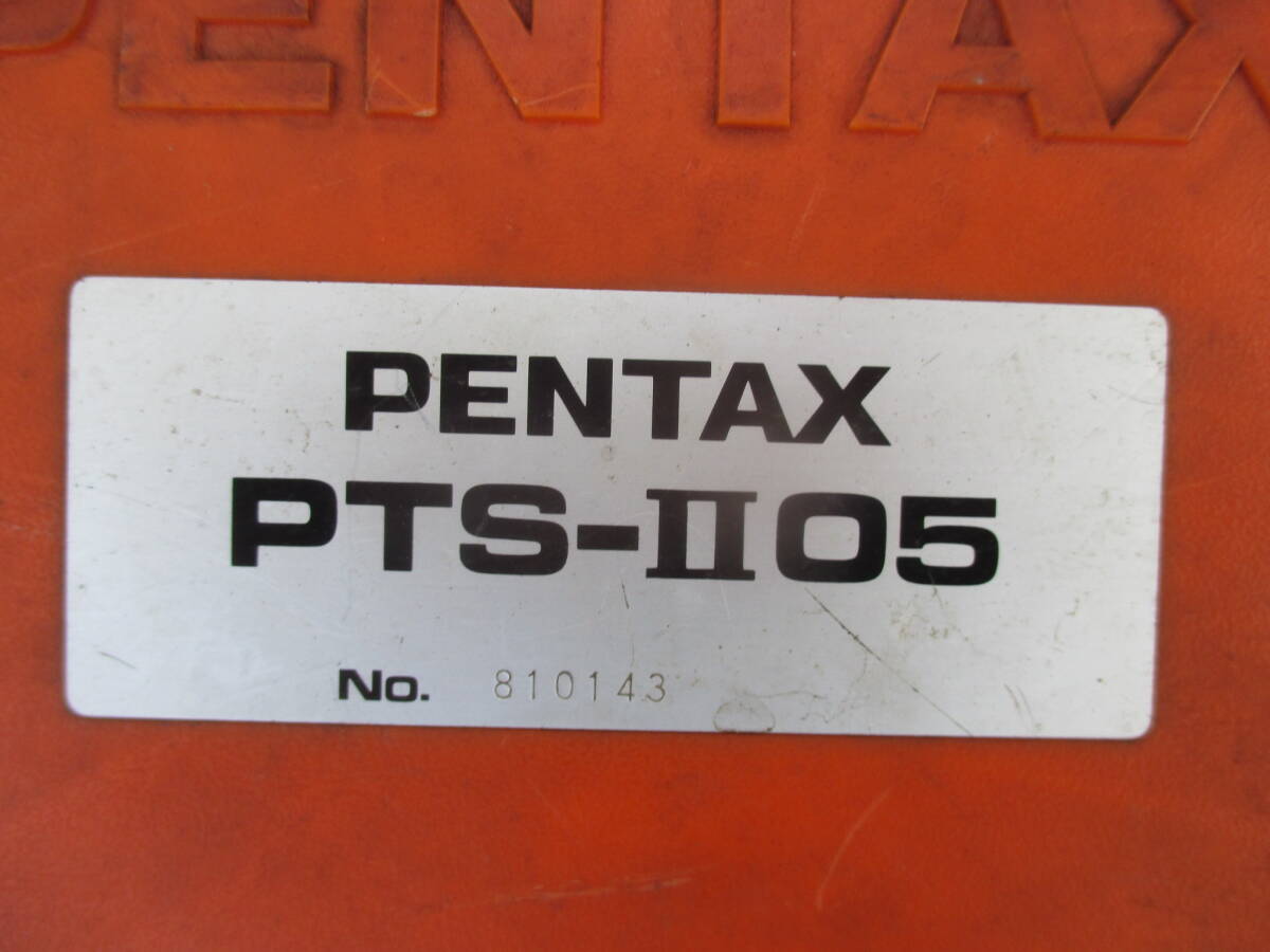 v438★PENTAX ペンタックス トータルステーション PTSーⅡ05 ジャンク品!_画像9
