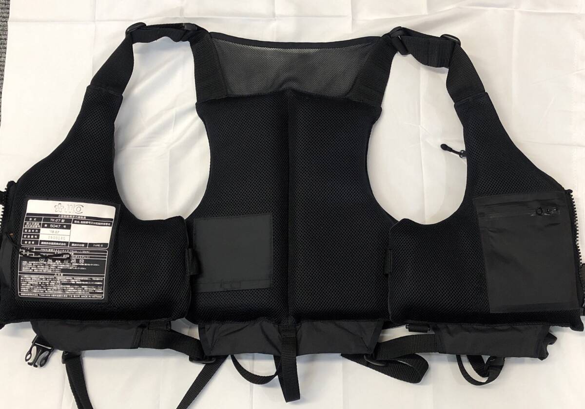1円～ MCワークス ロックマンベスト 小型船舶用浮力補助具 TK-27型_画像3