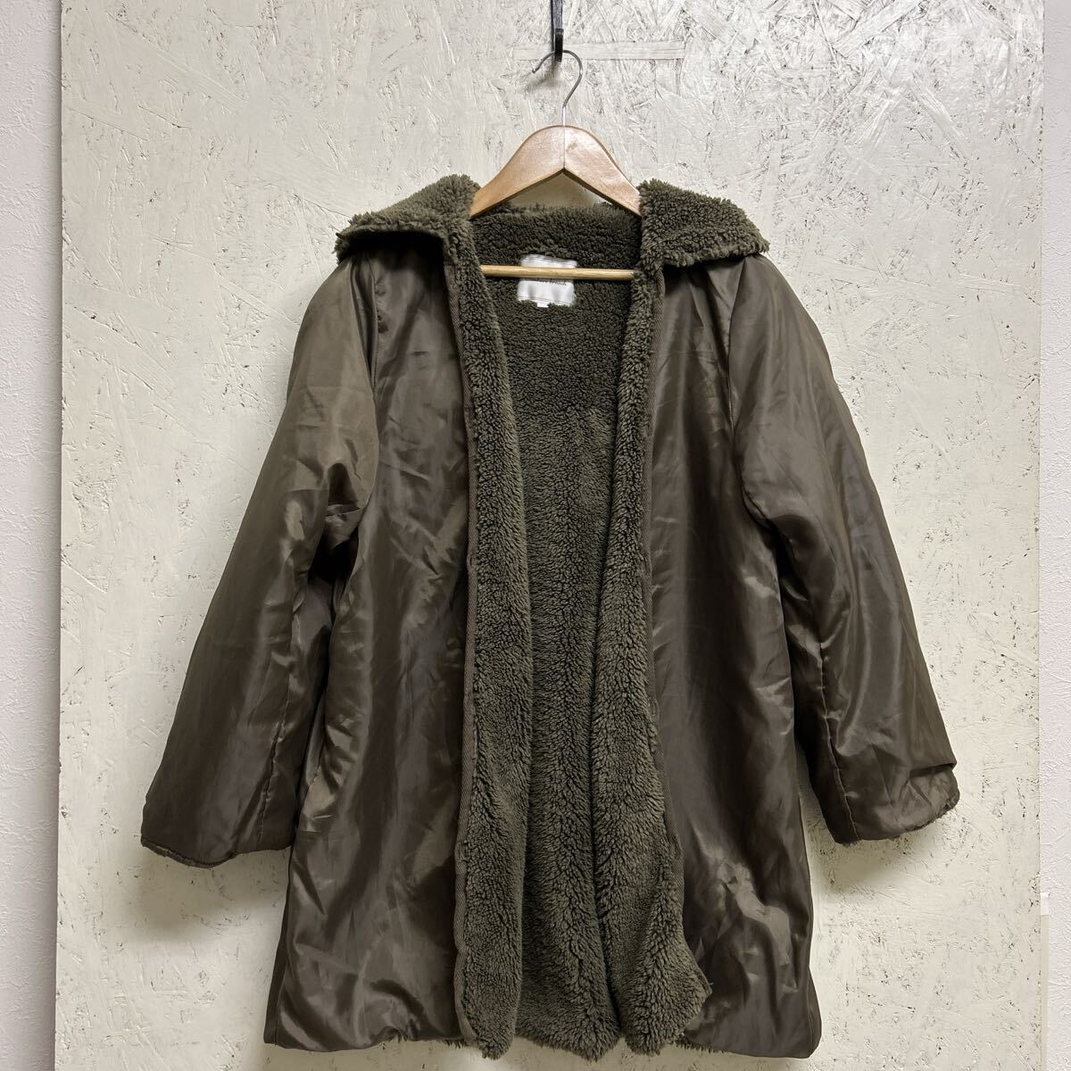 【美品】wさ26 Couture Broochクチュールブローチ 2wayモッズコート　size38/M カーキ　ファー、ライナー取り外し可能　ポケット有　春秋冬_画像8