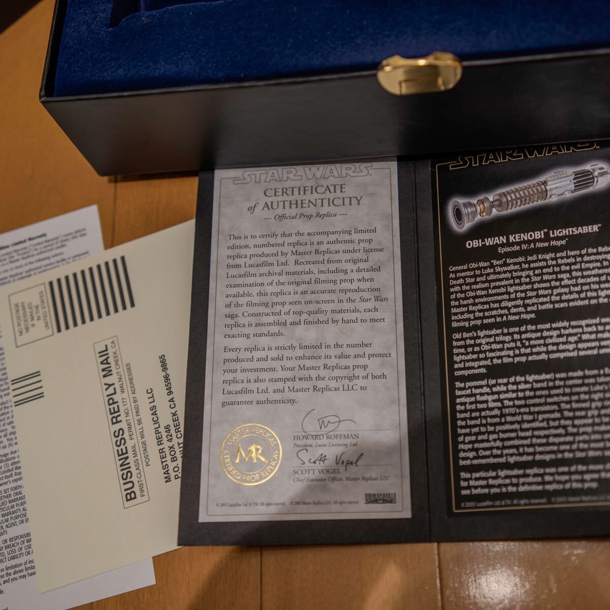 マスターレプリカ オビワンケノービ ウェザリングVer. ライトセーバー EP4 STAR WARS_画像3