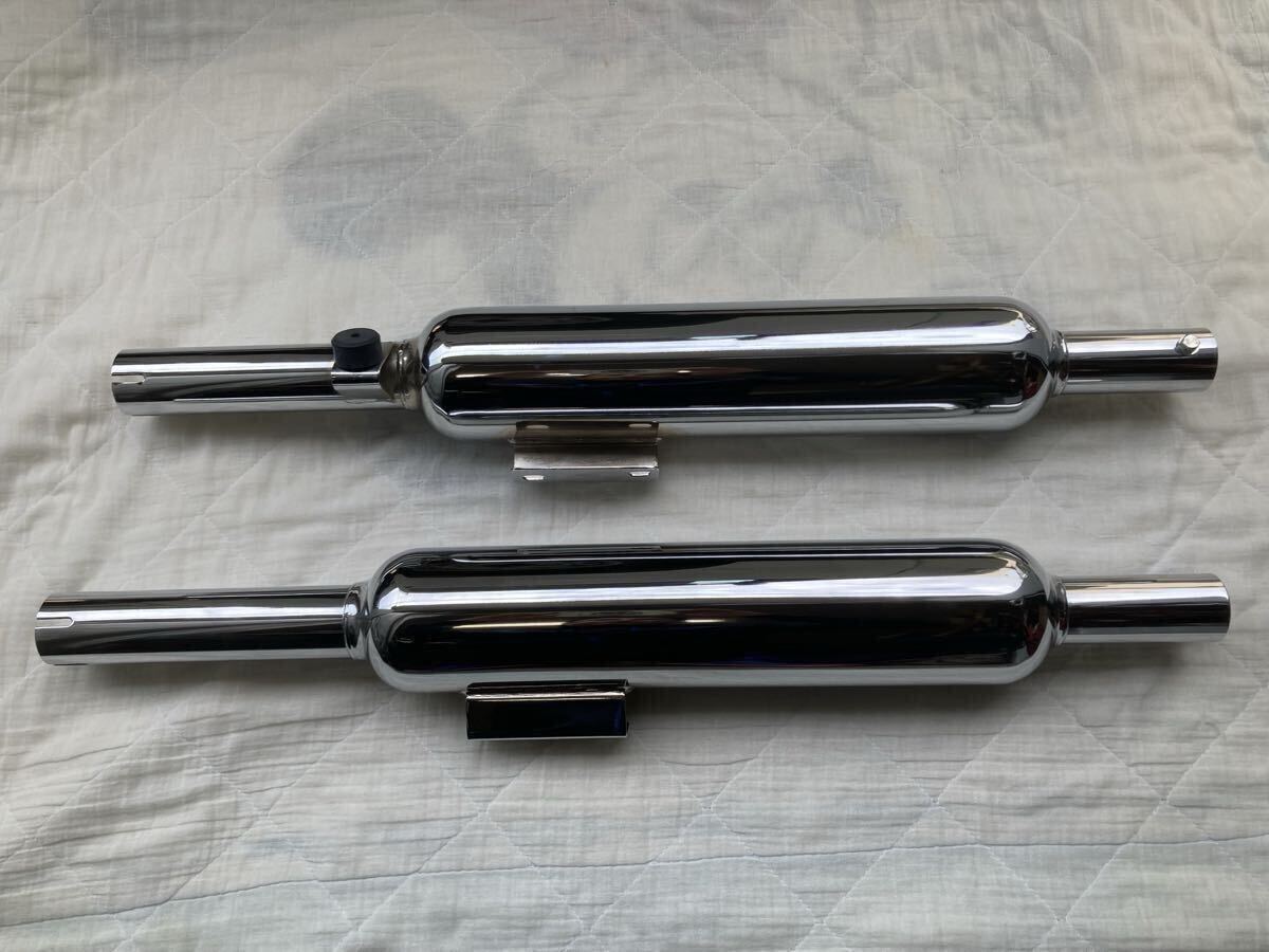 W650 POSH W1タイプマフラー フルエキゾースト良品_画像2