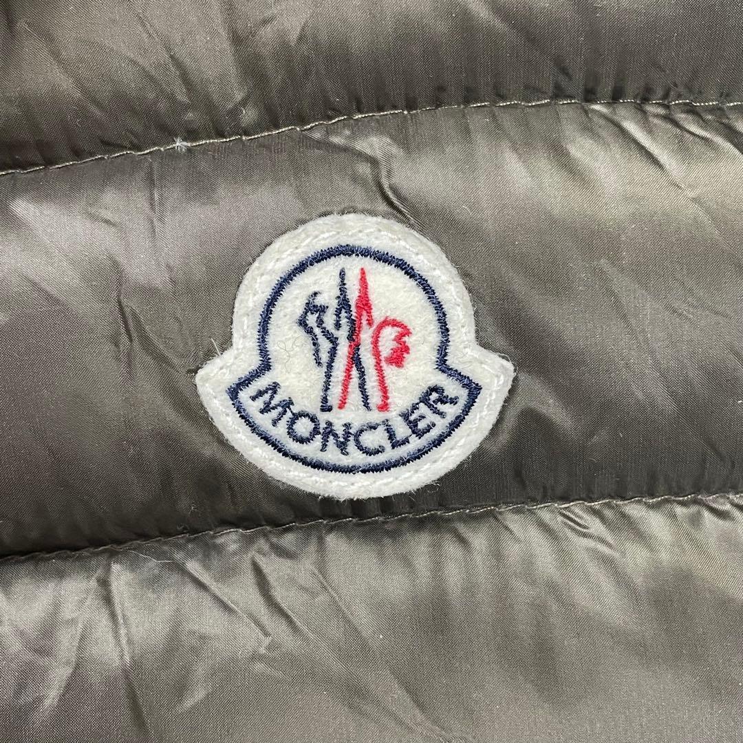 【良品】モンクレール★LIANE　リアンヌ　ダウンベスト　ワッペン　カーキ　1_画像7