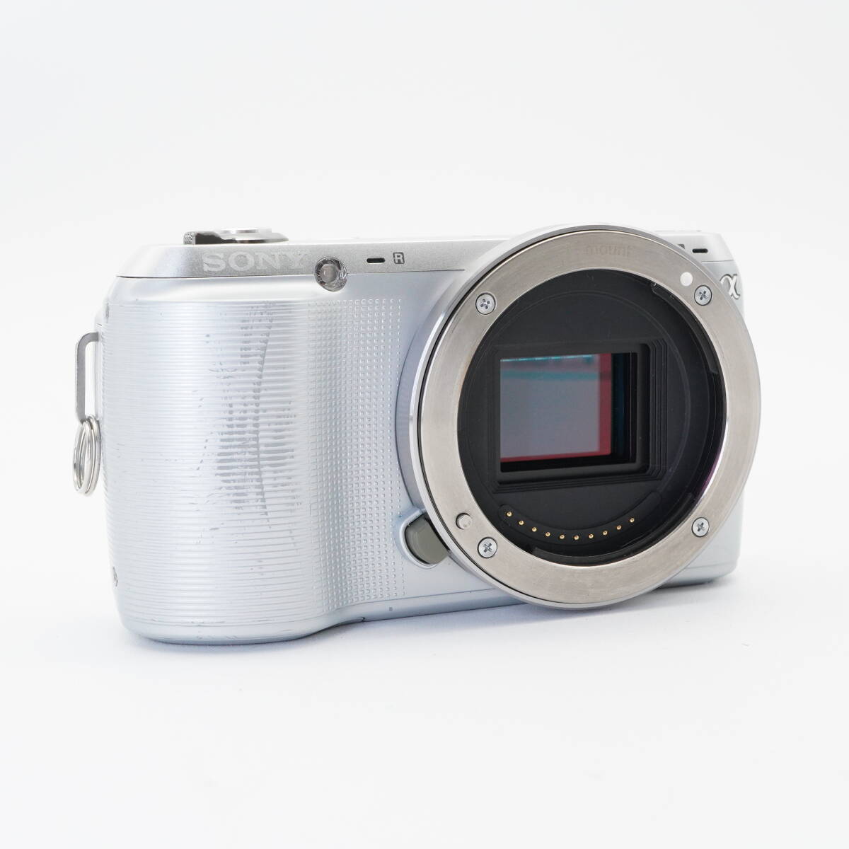 рабочий товар SONY Sony NEX-C3 серебряный беззеркальный однообъективный #B2094