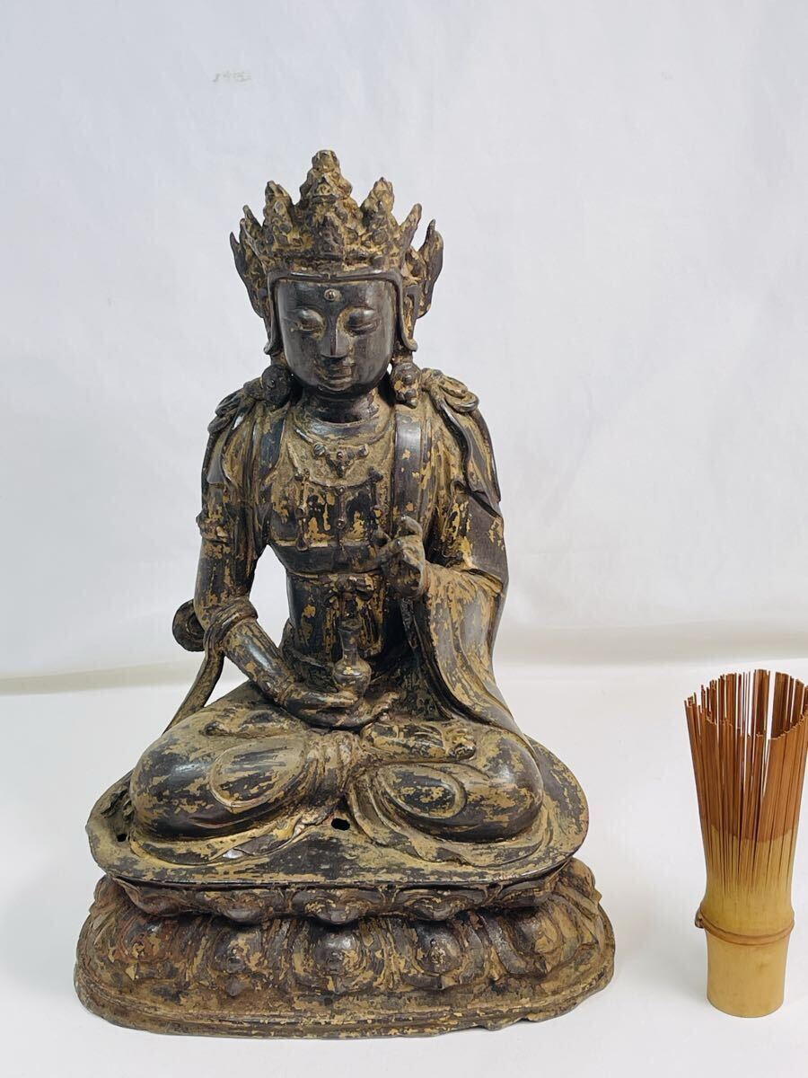 [AB248] Akira час цена медь . изображение Будды старый предмет гарантия буддизм старый изобразительное искусство буддизм сопутствующие товары медный .. товар маленький . резьба по дереву . предмет украшение украшение времена предмет China старый изобразительное искусство 