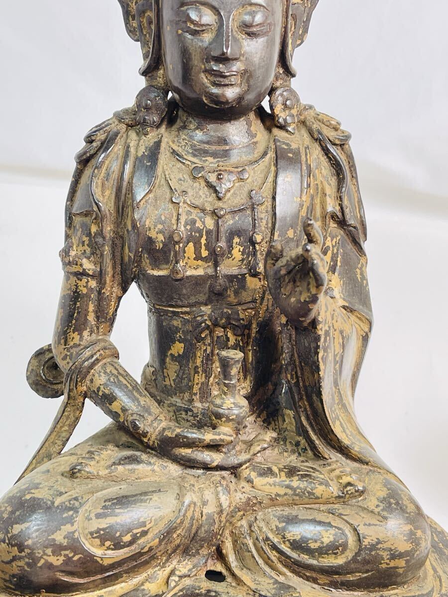 [AB248] Akira час цена медь . изображение Будды старый предмет гарантия буддизм старый изобразительное искусство буддизм сопутствующие товары медный .. товар маленький . резьба по дереву . предмет украшение украшение времена предмет China старый изобразительное искусство 