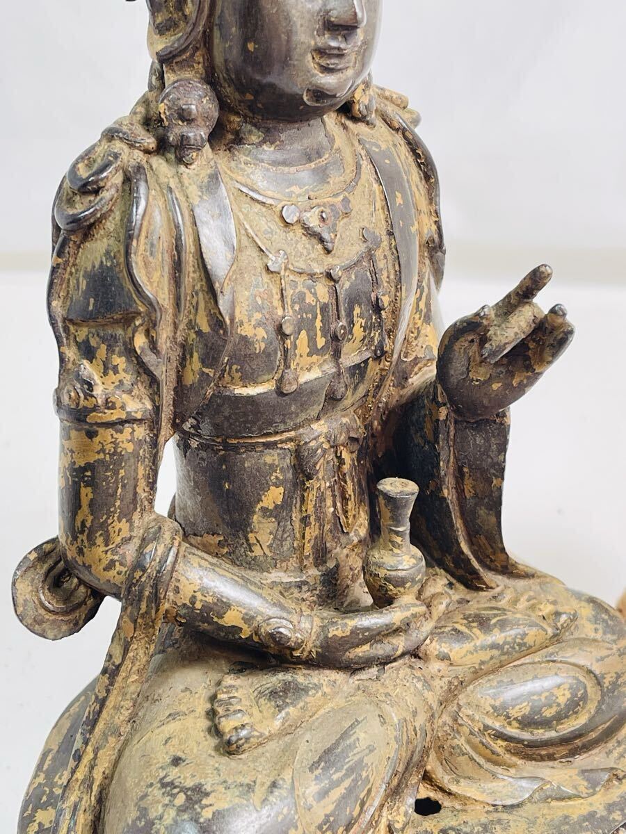 [AB248] Akira час цена медь . изображение Будды старый предмет гарантия буддизм старый изобразительное искусство буддизм сопутствующие товары медный .. товар маленький . резьба по дереву . предмет украшение украшение времена предмет China старый изобразительное искусство 