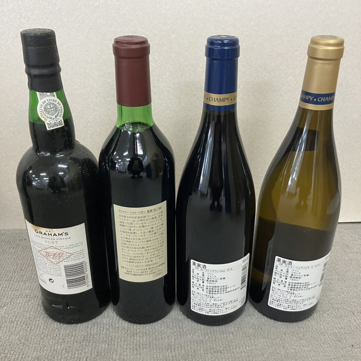 M101-#[ продажа комплектом ] sake 12 шт. комплект вино шампанское ликер алкоголь Suntory. прекрасный GIORDANO MOET&CHANDON др. TC