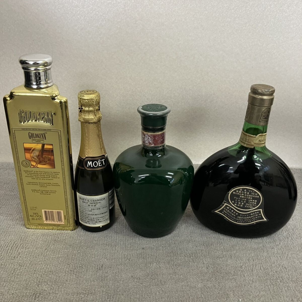 M101-#[ продажа комплектом ] sake 12 шт. комплект вино шампанское ликер алкоголь Suntory. прекрасный GIORDANO MOET&CHANDON др. TC