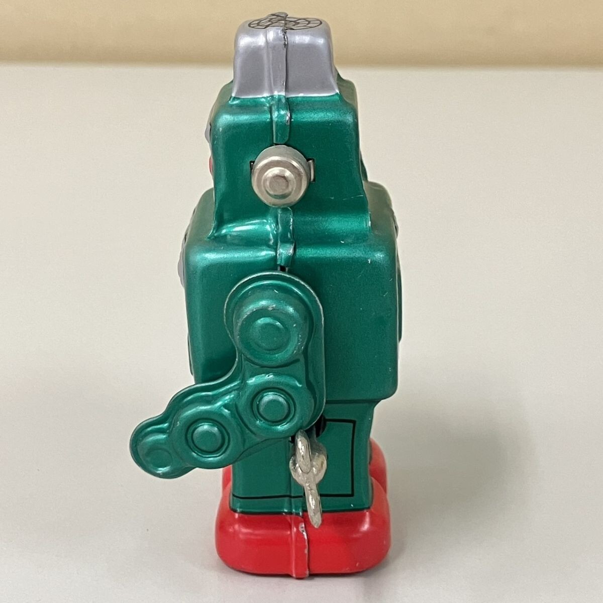 M337-M26-2073 ◎ TOYS SMOKING ROBOT WIND-UP スモーキング ロボット ブリキ ゼンマイ歩行 ビンテージ レトロ 箱付 動作確認済み TE_画像3
