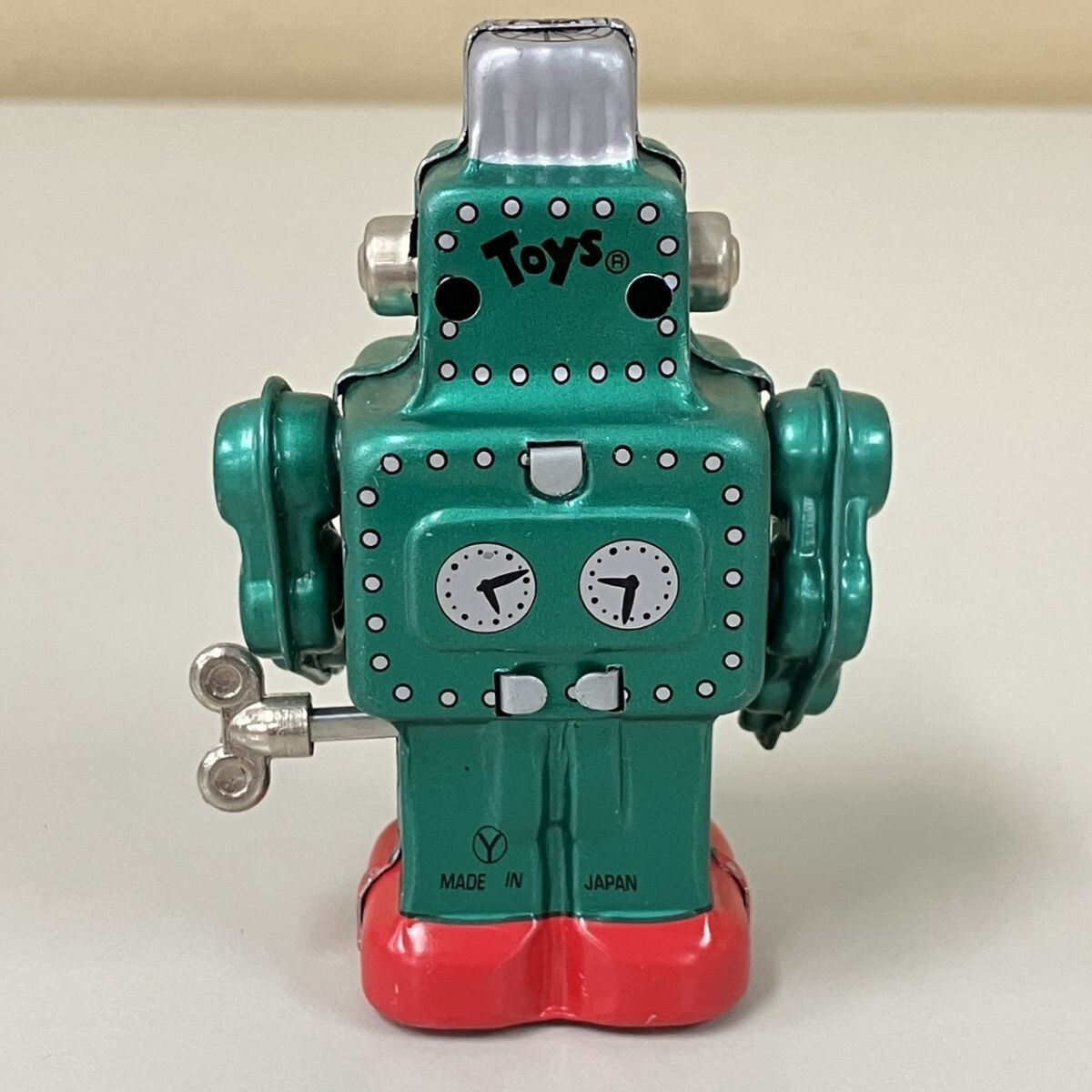 M337-M26-2073 ◎ TOYS SMOKING ROBOT WIND-UP スモーキング ロボット ブリキ ゼンマイ歩行 ビンテージ レトロ 箱付 動作確認済み TE_画像4