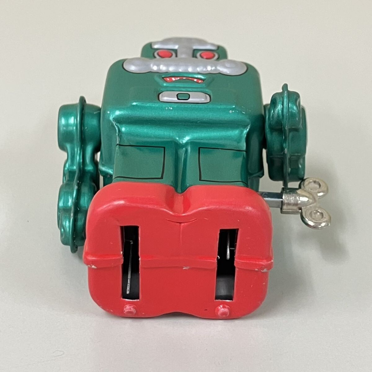 M337-M26-2073 ◎ TOYS SMOKING ROBOT WIND-UP スモーキング ロボット ブリキ ゼンマイ歩行 ビンテージ レトロ 箱付 動作確認済み TE_画像7