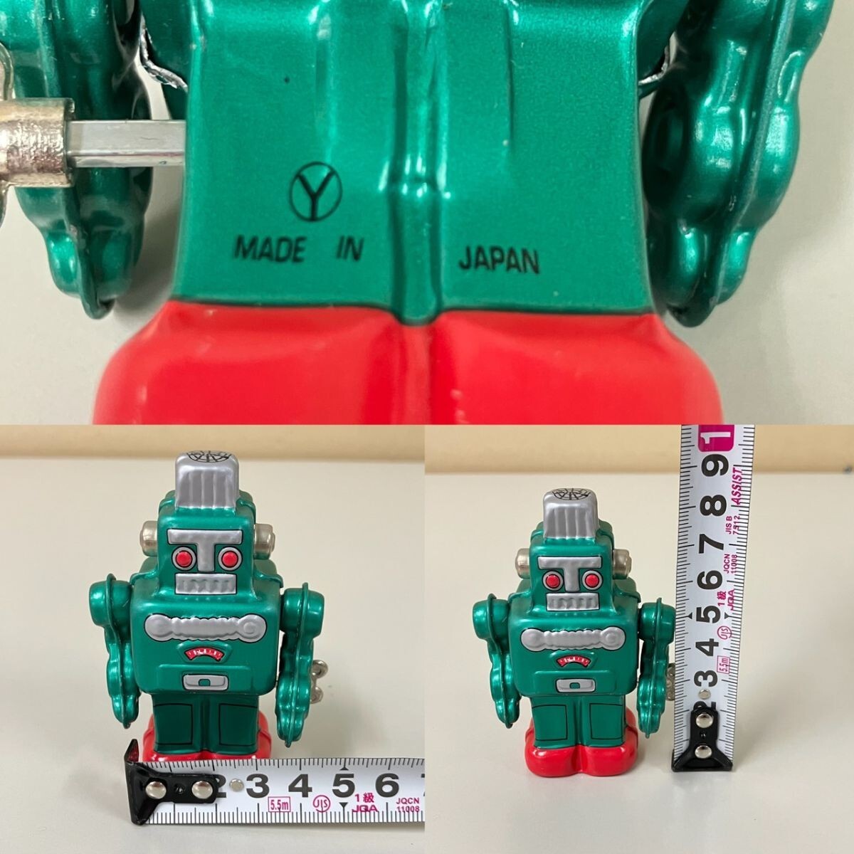 M337-M26-2073 ◎ TOYS SMOKING ROBOT WIND-UP スモーキング ロボット ブリキ ゼンマイ歩行 ビンテージ レトロ 箱付 動作確認済み TE_画像9