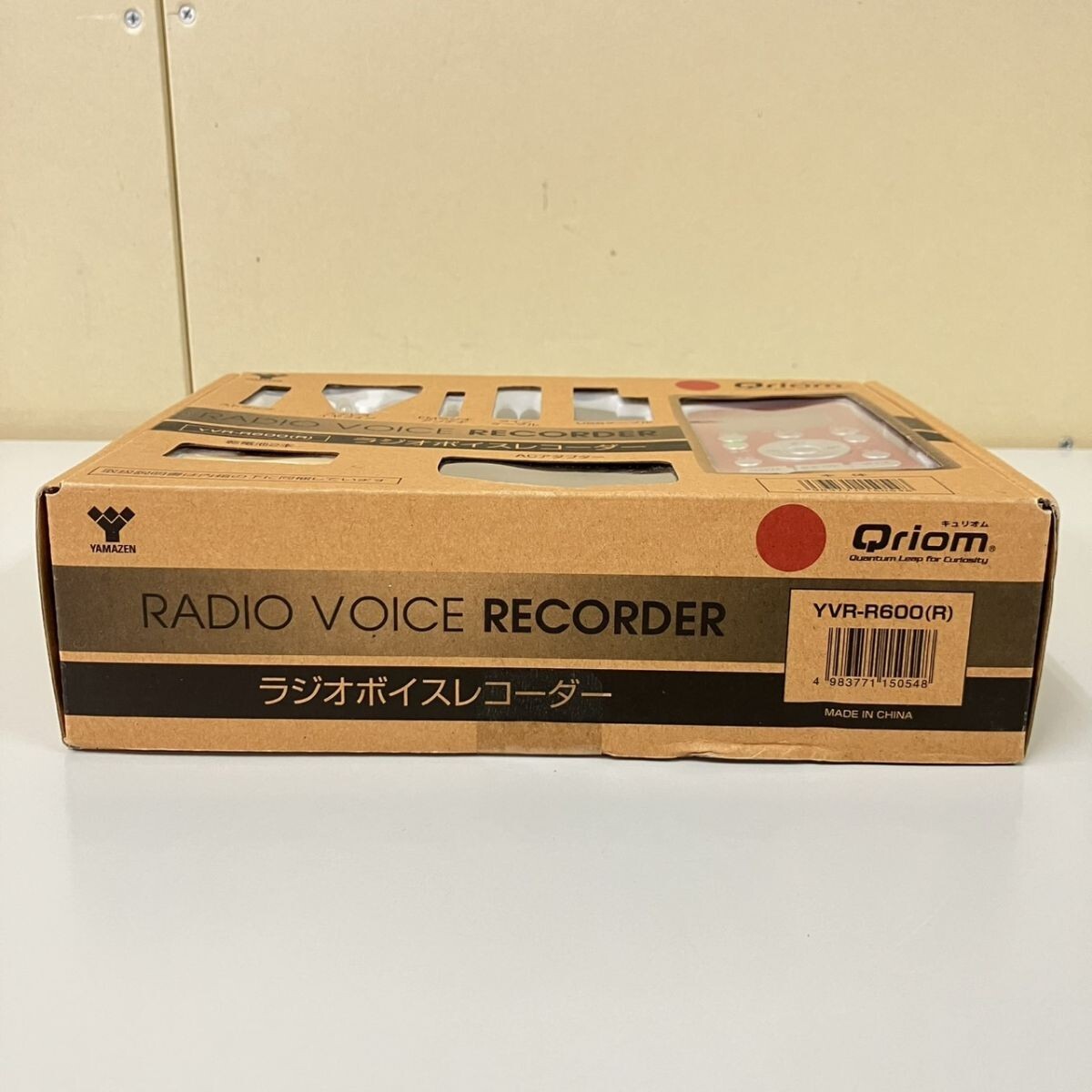 M345-M26-2045[ нераспечатанный ]Qriom RADIO VOICE RECORDER YVR-R600Rkyuli Homme радио диктофон YAMAZEN AM/FM гора .TE