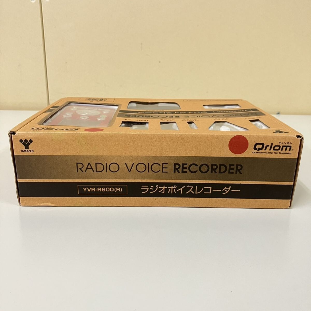 M345-M26-2045[ нераспечатанный ]Qriom RADIO VOICE RECORDER YVR-R600Rkyuli Homme радио диктофон YAMAZEN AM/FM гора .TE