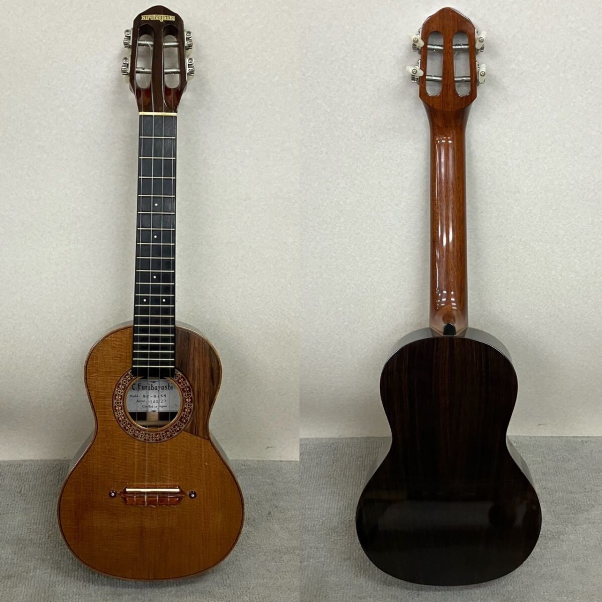 O129-UT2-32 C.Furubayashi 古林達郎 ウクレレ RC-04SM 140227 楽器 弦楽器 コンサートウクレレ 日本製 ハードケース付き TC_画像2