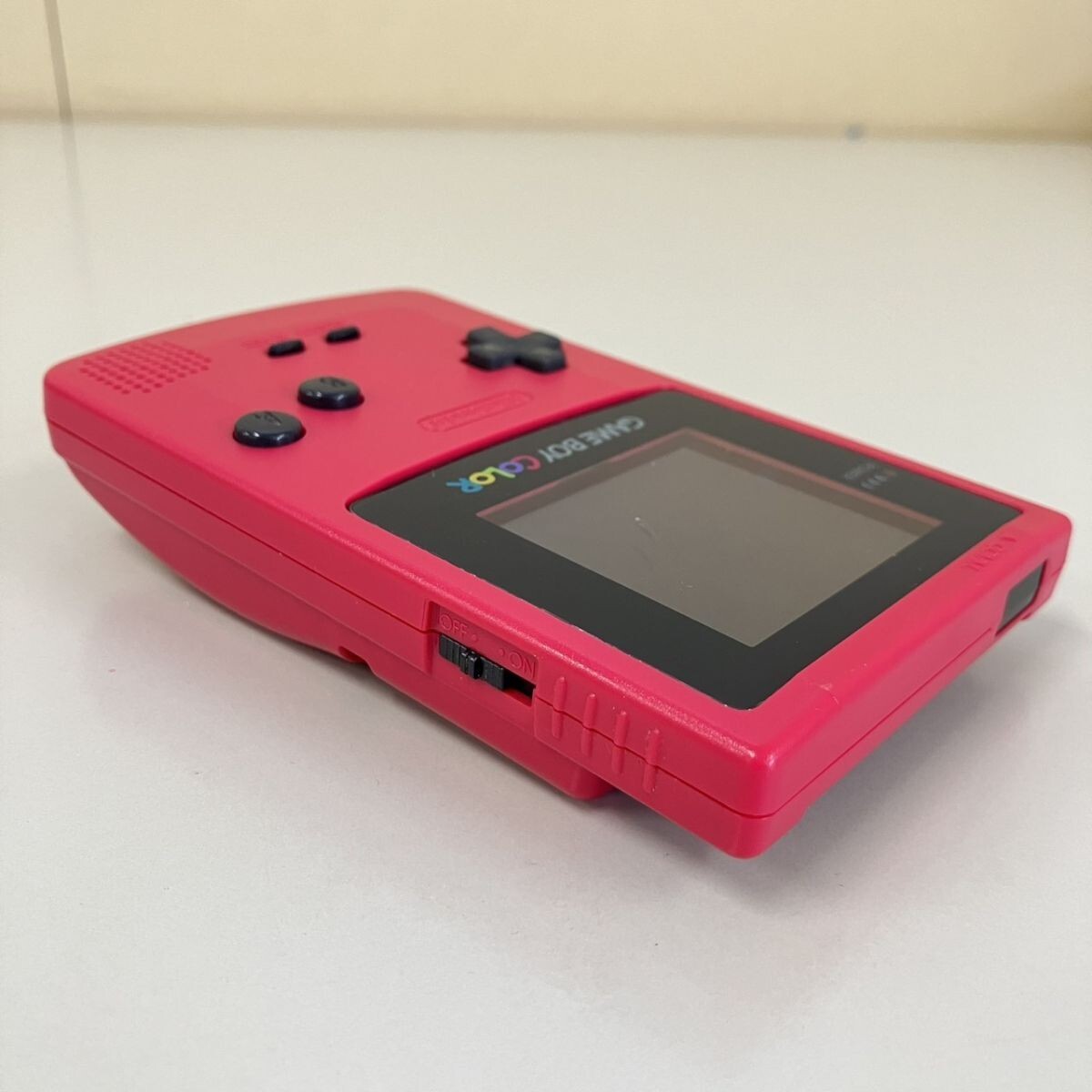 O304-T20-3011 ◎ NINTENDO GAME BOY COLOR CGB-001 ニンテンドー ゲームボーイカラー レッドカラー 箱付き ゲーム 通電確認済み TE_画像8