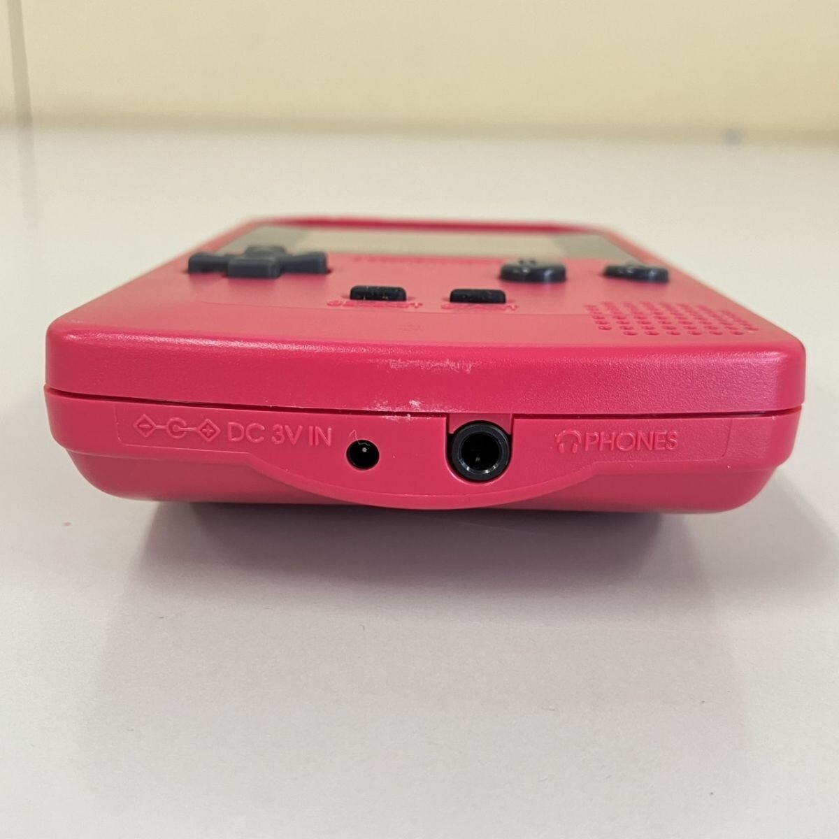 O304-T20-3011 ◎ NINTENDO GAME BOY COLOR CGB-001 ニンテンドー ゲームボーイカラー レッドカラー 箱付き ゲーム 通電確認済み TE_画像9