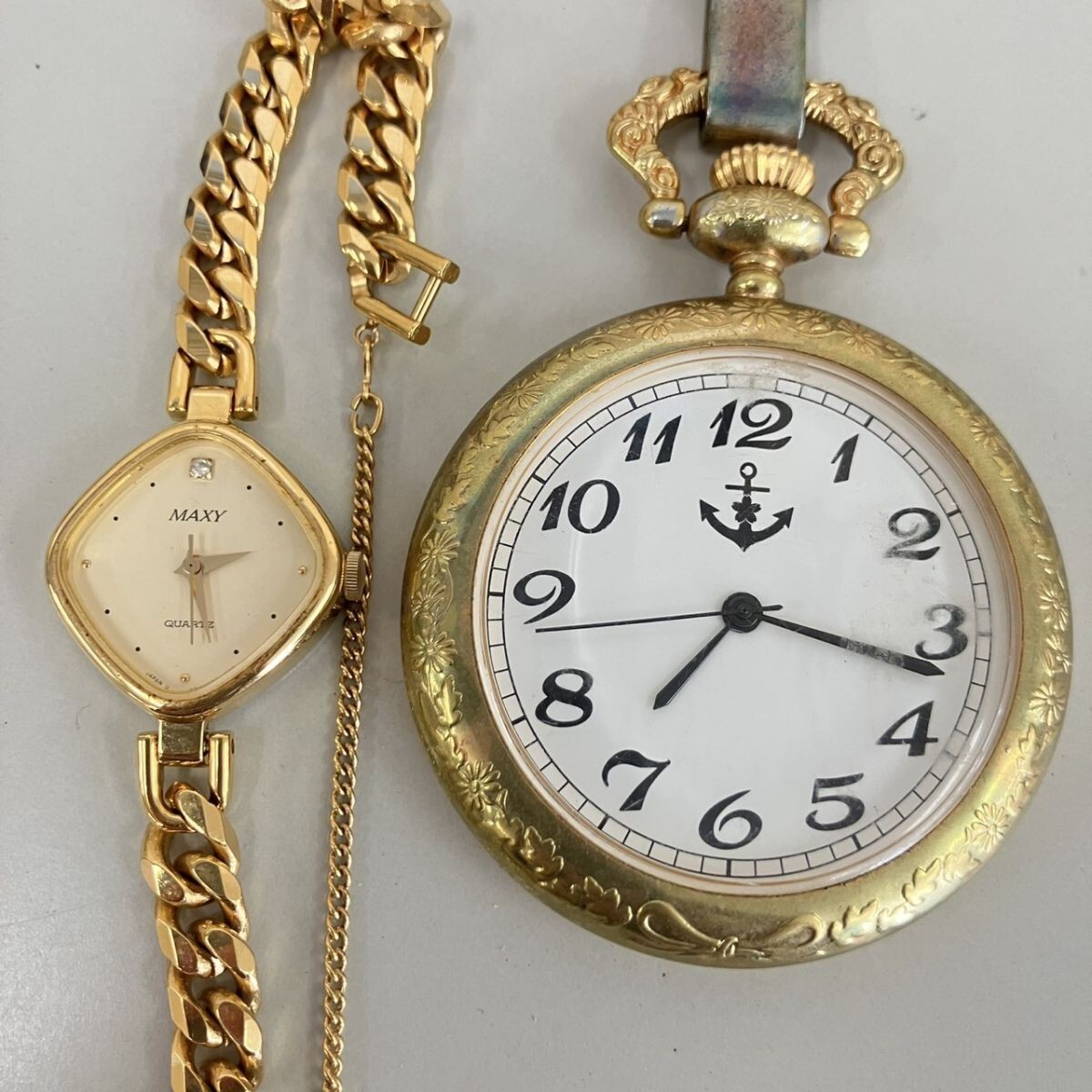 O365-■【まとめ売り】ブランド腕時計 20点セット 懐中時計 クォーツ 自動巻き 手巻き ソーラー TISSOT EMPORIO ARMANI MAXY 他 TE_画像2